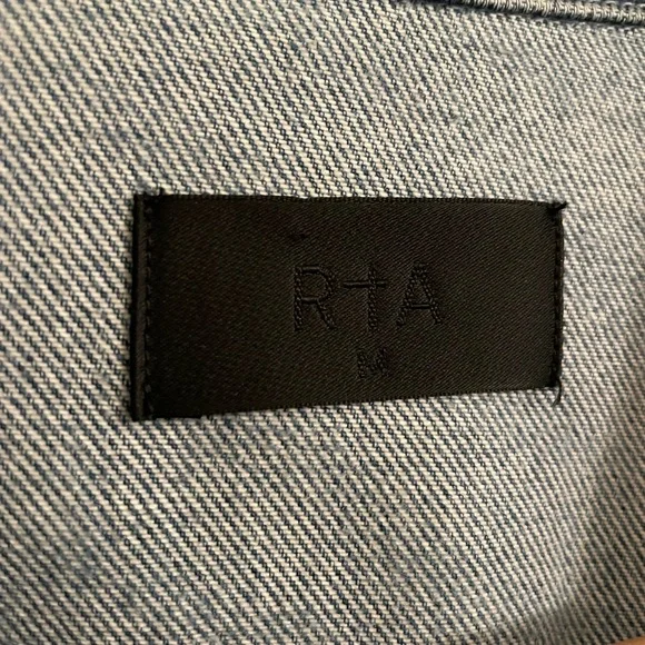 Rta Zebra Print Jean Jacket Size M - Picture 5 of 5